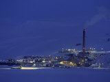 Night View of Longyearbyen