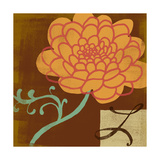 Letter L and Orange Flower