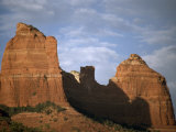 Dramatic Outcrops of Eroded Stone in an Arizona Desert