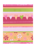 Gingham Hearts and Flowers
