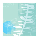 Abstract Flower and Fern