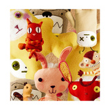 Collage of Stuffed Toys