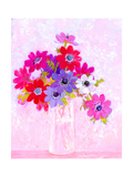 Bouquet of Pink and Purple Flowers