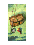Fishing Basket and Rods