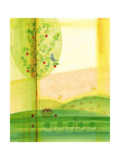 Abstract Apple Tree