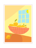 Oranges in Bowl