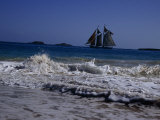 Sailing Ship Off of the Coast of Puerto Rico