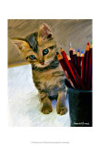 Birdie and Pencils