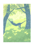 Man in Hammock