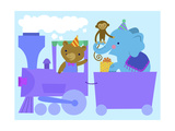 Birthday Train with Animals
