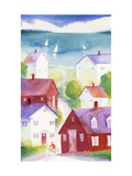 Houses in Seaside Town