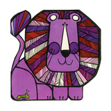 Purple Lion with Ant