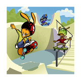 Skateboarding Critters