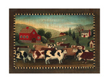 Nostalgic Farm Landscape