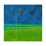 Tree with Two Red Birds