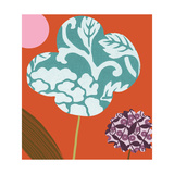 Abstract Flowers with Pattern