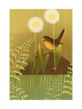 Bird with Ladybugs