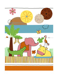 Sweet Animals by Clothesline