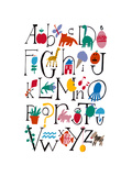 Cute Alphabet with Illustrations