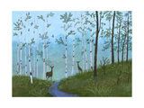 Two Deer on Forest Path
