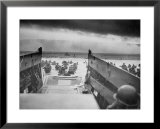 American Troops on Omaha Beach During D Day Invasion of Normandy