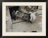 Tray of Chariot Parts Being Removed from the Tomb of Tutankhamun  Valley of the Kings  1922