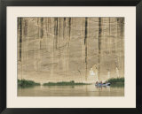 A Raft Floats on the Lazy Sections of the Yampa River