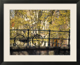 Bike on Bridge  Amsterdam  Holland