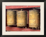 Religious Prayer Wheels  Ulaan Baatar  Mongolia
