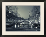 Prinsengracht and Wsterkerk  Amsterdam  Holland