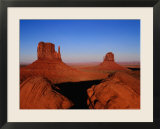 West Mitten Butte and East Mitten Butte  Monument Valley Navajo Tribal Park  Utah