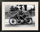 Stanley Woods on Moto Guzzi in 1935 Isle of Man  Senior TT Race