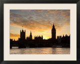 Big Ben and Houses of Parliamant  London  England