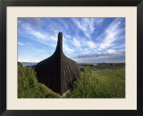 England  Lindisfarne: Viking Ship Turned Upside Down to Make a Work Shed