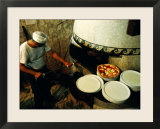 Pizzaiolo at Work at Pizzeria Trianon