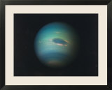 Shot of Planet Neptune Produced from Images Taken Through Spacecraft Voyager Ii's Wide-Angle Camera