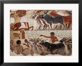 Fragment of a Tomb Painting Dating from Around 1400 BC from Thebes  Egypt  North Africa  Africa
