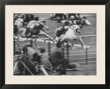 Hurtlers Competing at the Olympics