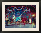 Actress Carol Lawrence Et Al in Dance Scene from Broadway Musical "West Side Story"