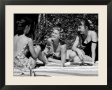 Teenager Suzie Slattery and Freinds Enjoying a Pool Party