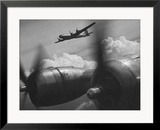 B-29's in Flight and Above Clouds on Bombing Mission over the Marianas During Ww Ii