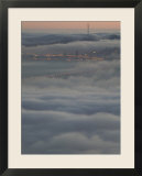 Fog Bank from the Berkeley Hills  San Francisco Bay  California