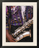 Man's Traditional Dress and Saxophone  Antigua  Guatemala