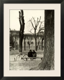 Young Couple Sitting on a Bench in Piazza Donatello in Florence