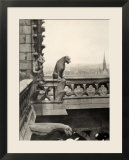 Detail of One of the Two Terraces with Monstrous Figures  Cathedral of Notre-Dame  Paris