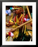 Young Female Stick Dancer  Yap Day Festival