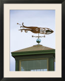 A Squid-Shaped Weather Vane Atop a Cupola