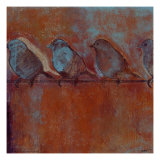 Row of Sparrows I