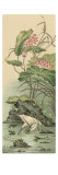 Crane and Lotus Panel II