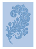 Porcelain Blue Motif II